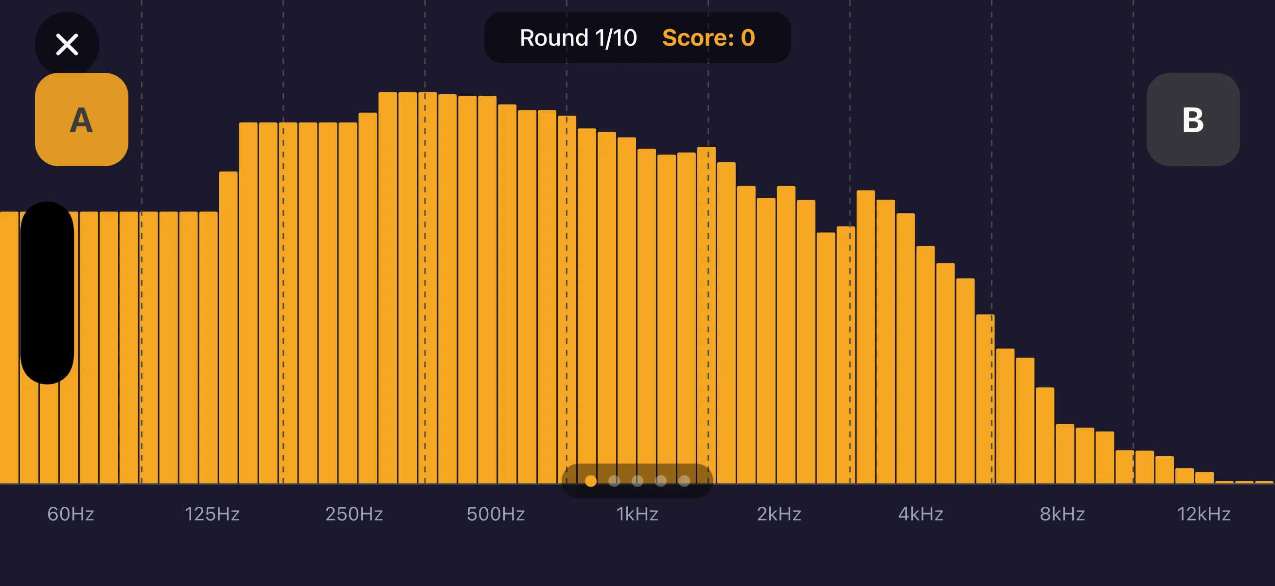 The MuFreQ frequency-training game in MUEDear